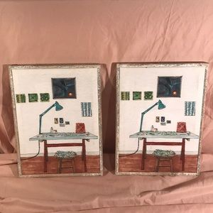 Office Scene Wall Art